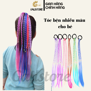 Tóc giả thắt bím nhiều màu sắc đáng yêu cho bé gái - Galistore 