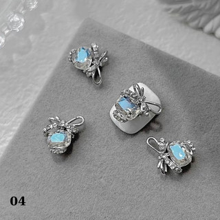 Charm nơ ôm đá gắn móng nail ( lẻ 1 viên )
