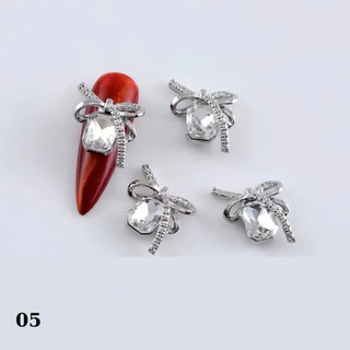Charm nơ ôm đá gắn móng nail ( lẻ 1 viên )
