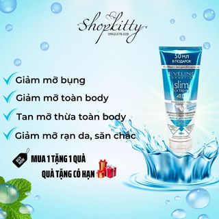 Gel tan mỡ Eveline Slim Extreme 4D Nga rạn da hiệu quả săn chắc da giảm mỡ an toàn ,[𝐓𝐚̣̆𝐧𝐠 𝐦𝐚́𝐲 𝐦𝐚𝐬𝐬𝐚𝐠𝐞 𝐦𝐚̣̆𝐭]