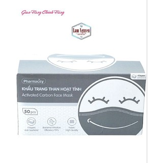 Khẩu trang y tế 4 lớp Pharmacity hộp 50chiếc