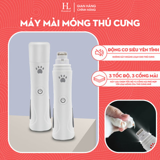 Máy mài móng cho chó, mèo HL, 3 chế độ mài có đèn led, cắt móng cho chó mèo tiện dụng, không đau