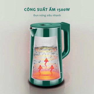 Ấm siêu tốc 1.8L- bình đun nước nóng