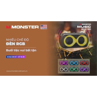 Loa Monster Musicbox Go - Kèm 2 Micro