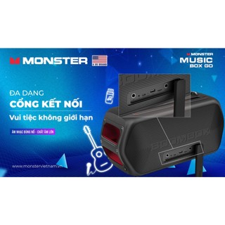 Loa Monster Musicbox Go - Kèm 2 Micro