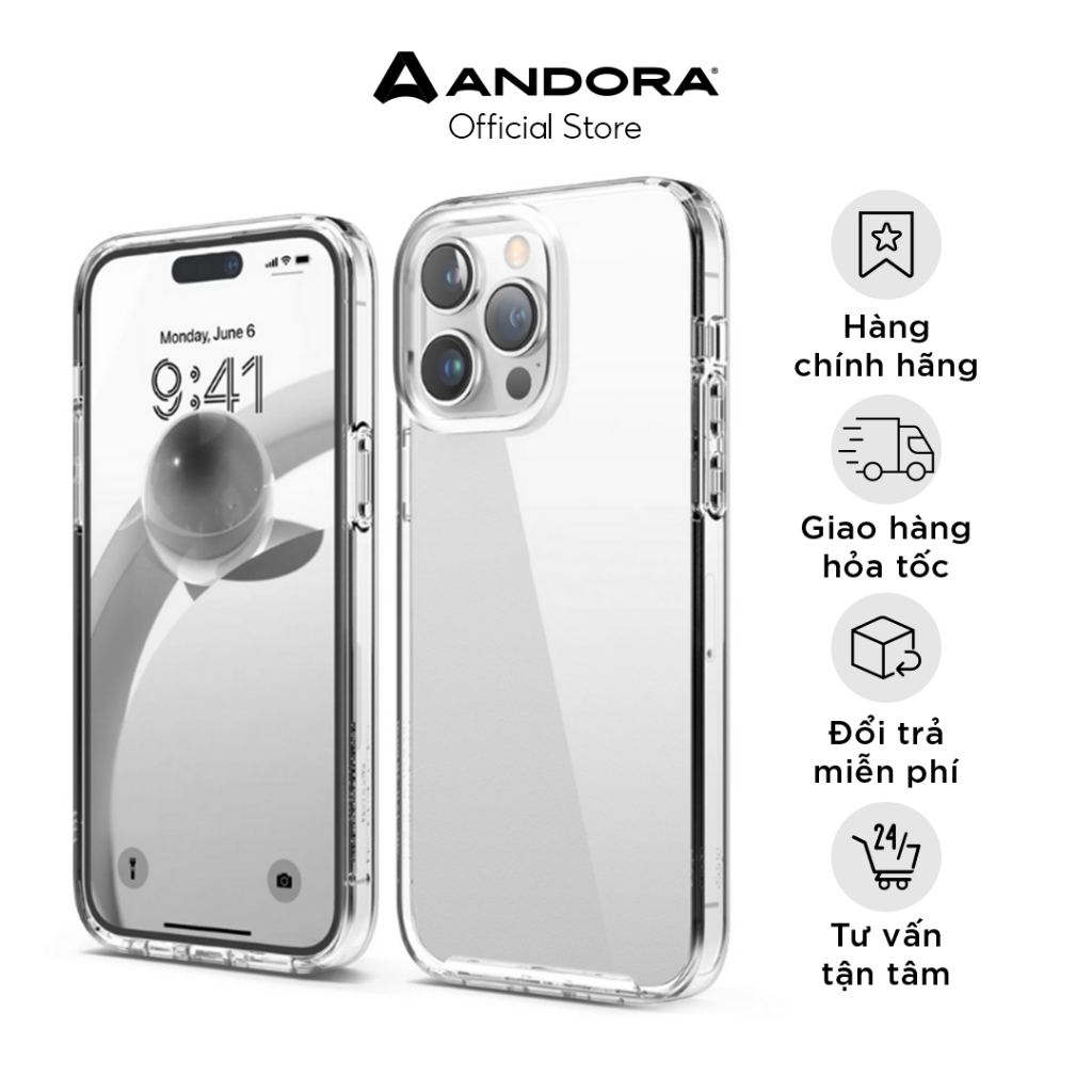 Case/Ốp lưng elago Hybrid Clear  mặt lưng cứng trong suốt cho Iphone 12/12 Pro 6.1 (inch)