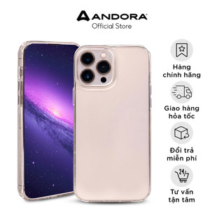 Ốp lưng Torras Diamond Case mặt lưng nhựa cao cấp trong suốt, chống ố vàng cho IPhone 12/13 Series