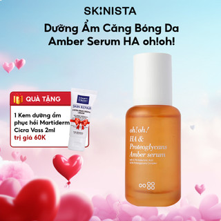 Tinh Chất oh!oh! HA  Amber Serum Dưỡng Ẩm Căng Bóng Da Chuyên Sâu (30ml)