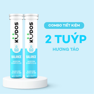 Combo 2 Tuýp Viên sủi KUDOS BALANCE - Thực phẩm bảo vệ sức khỏe  KUDOS BALANCE  (20 viên/tuýp)