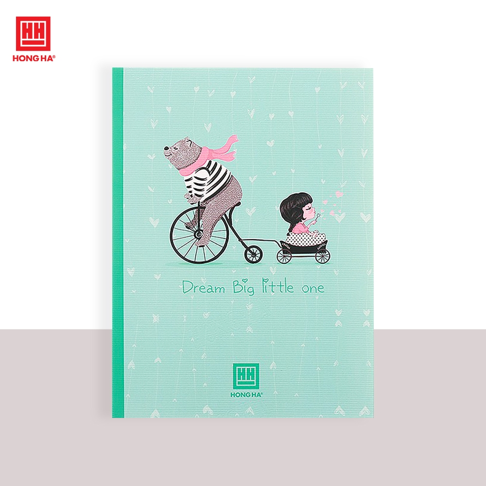 Vở 4 ly ngang Hồng Hà 96 trang Class Dreaming Bear 0424 dành cho học sinh miền Trung - Nam