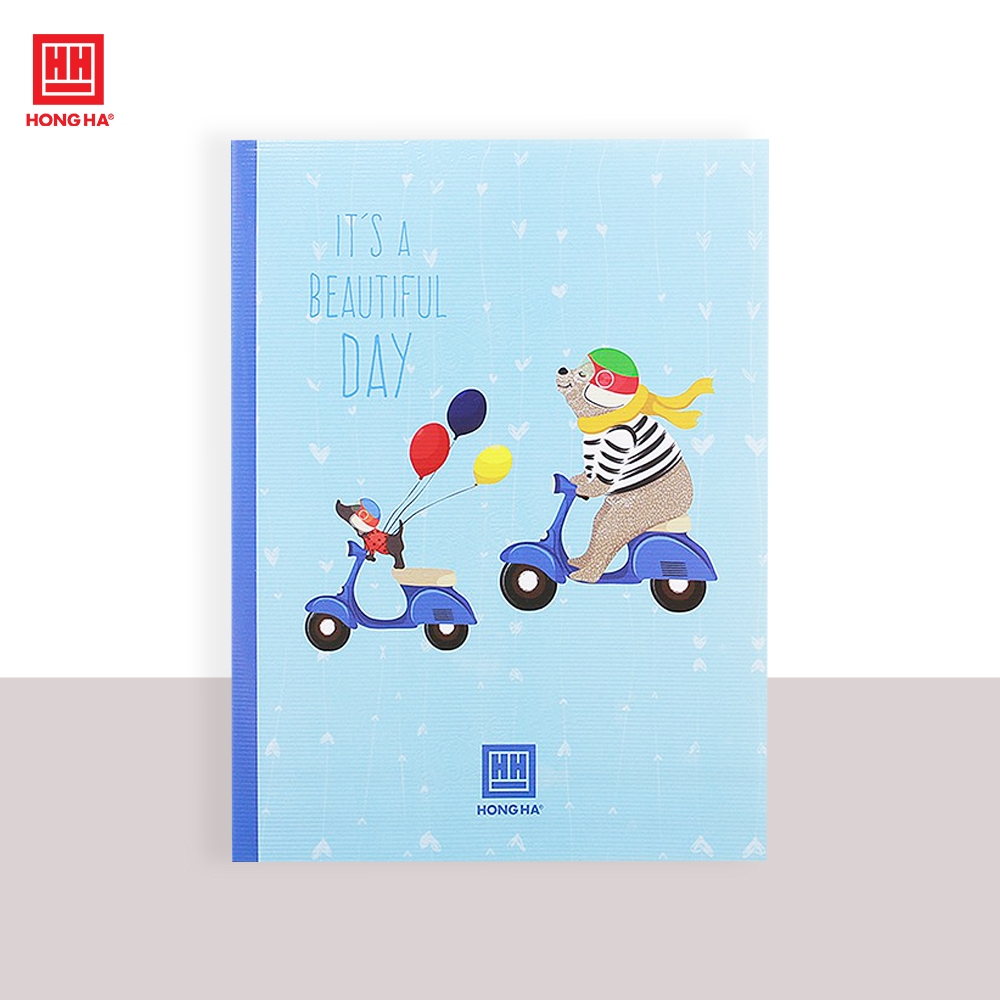 Vở 4 ly ngang Hồng Hà 96 trang Class Dreaming Bear 0424 dành cho học sinh miền Trung - Nam