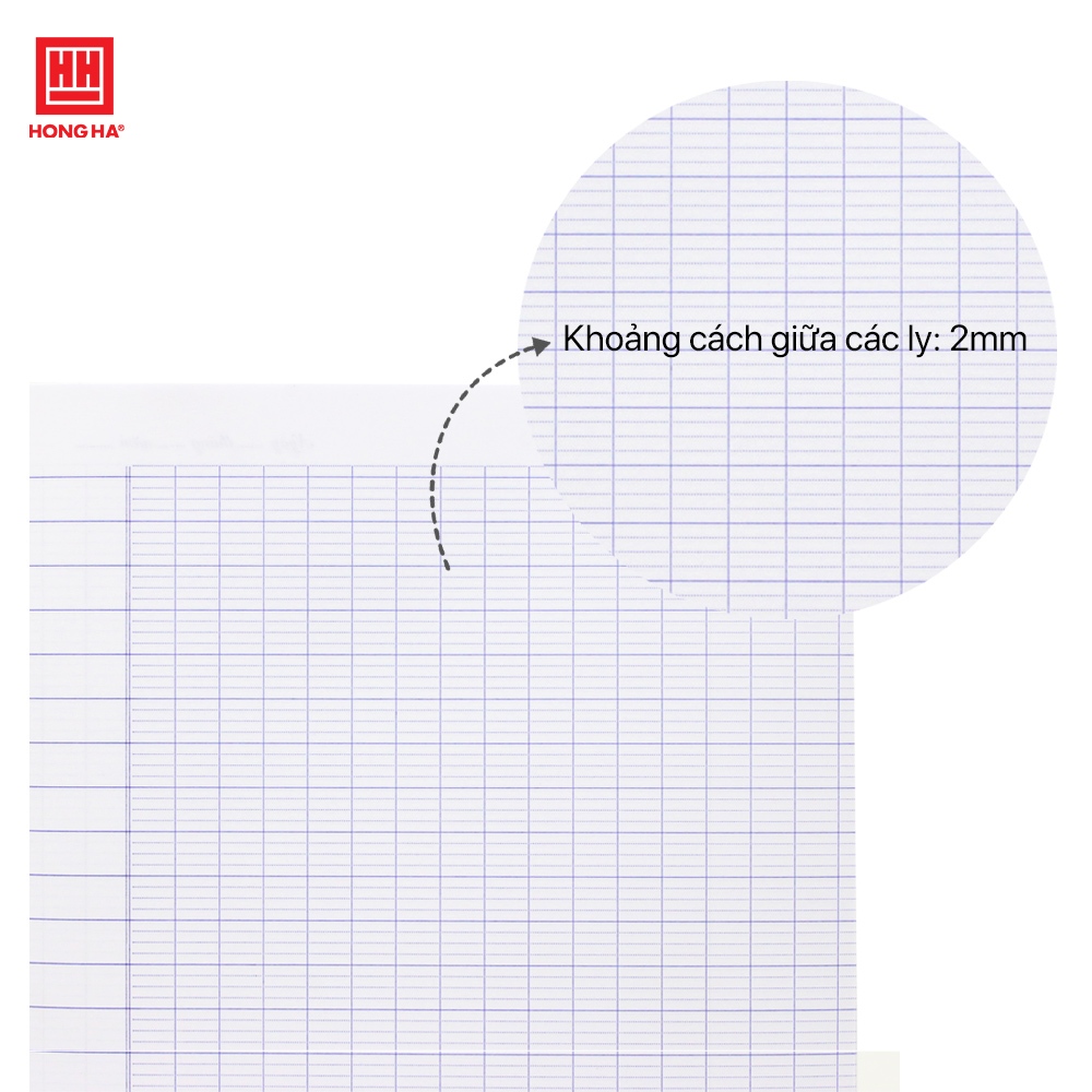 Vở 4 ly ngang Hồng Hà 96 trang Class Dreaming Bear 0424 dành cho học sinh miền Trung - Nam