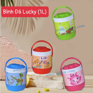 bình đá 1 lít nắp vặn kín siêu cute