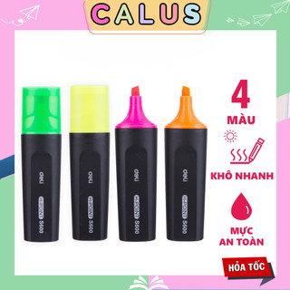 Bút nhớ dòng Deli CALUS Bút nhớ dòng dấu dòng dạ quang highlight phù hợp cho học sinh văn phòng tiện dụng nhanh khô HL09