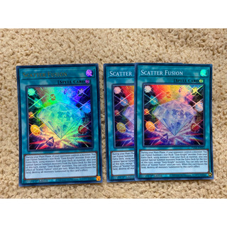 Thẻ bài Yugioh Utra rare Scatter Fusion