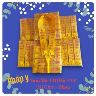 Pháp y Nam Mô A Di Đà Phật ( Vải Gấm vàng)