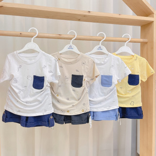 Bộ cộc tay dokma judoby siêu mềm mát cho bé trai bé gái size 6-9m đến 2-3y