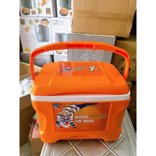 Thùng đá mini, thùng đá giữ nhiệt 8 Lít (Giau màu ngẫu nhiên)