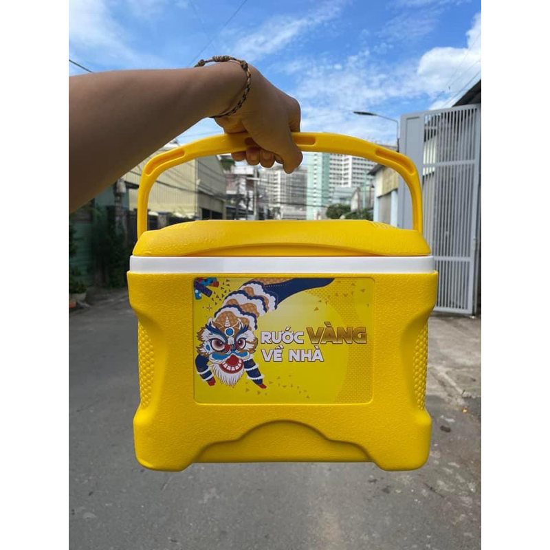 Thùng đá mini, thùng đá giữ nhiệt 8 Lít