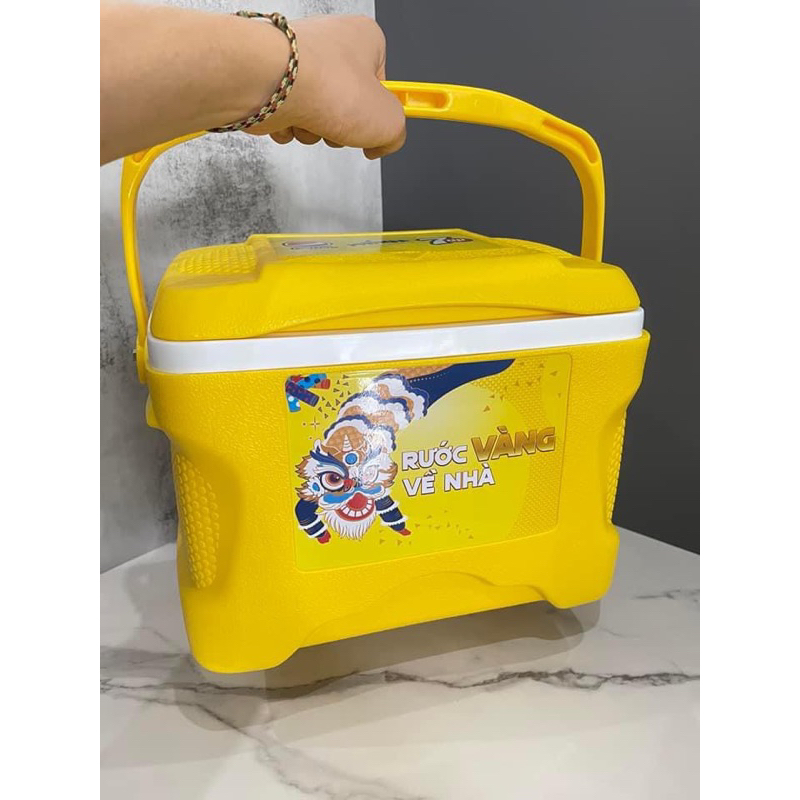 Thùng đá mini, thùng đá giữ nhiệt 8 Lít