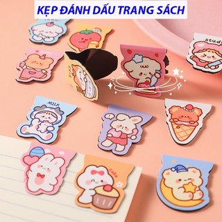 Kẹp đánh dấu trang sách nam châm, phụ kiện đánh dấu trang trí sách nhiều hình dễ thương
