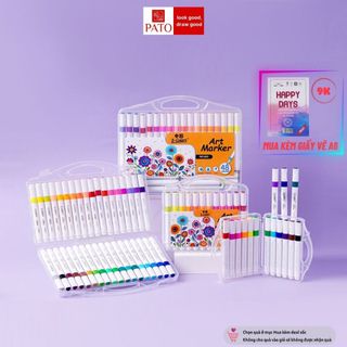 Bút Marker ZhongCai, Bút Viết Calligraphy, Họa Cụ Chuyên Nghiệp Không Thấm Mặt Sau Giấy Trên 100gsm 12-48 Màu NO.601