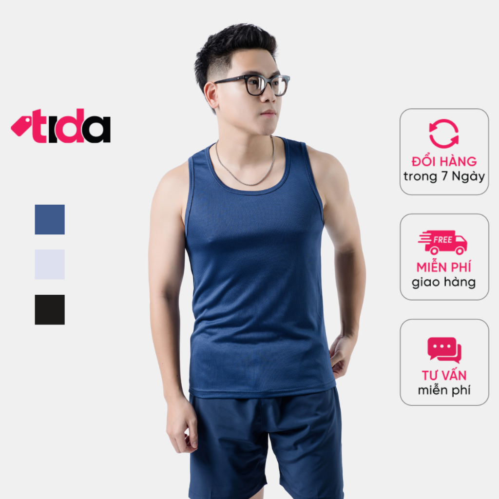 Áo 3 lỗ nam TIDA.OFFICIAL thoáng khí, thấm hút, nhanh khô ABL01