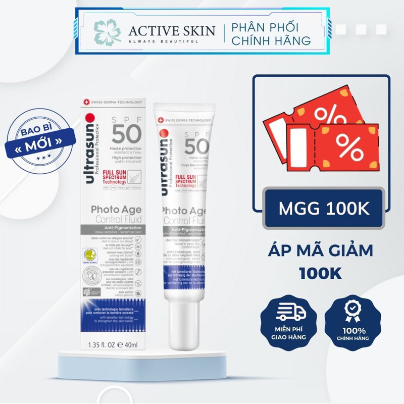 [Chính Hãng] Kem Chống Nắng Ultrasun Face Anti Age &amp; Anti-Pigmentation SPF 50+ PA++++ Chống Lão Hóa Từ Thụy Sĩ