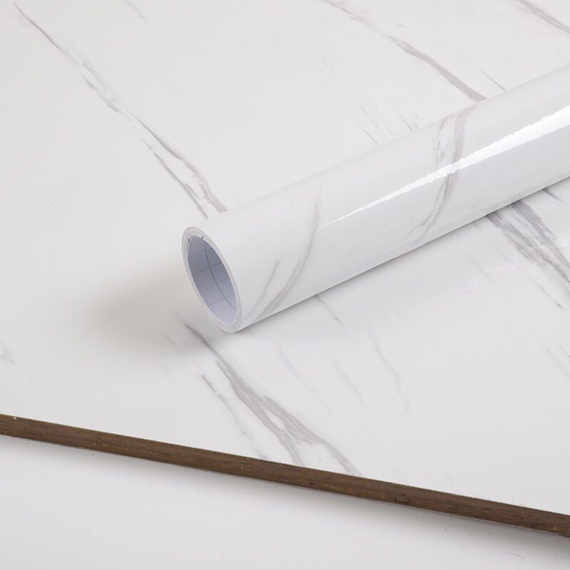 Decal dán tường vân đá 3D khổ rộng 60cm, giấy dán bếp chống dầu mỡ chống nước chịu nhiệt cao QD04