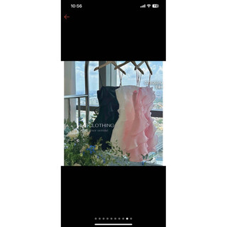 Đầm body 2 dây phối bèo xéo sang trọng viens store