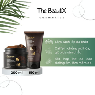 [GIẢM GIÁ XẢ KHO] Cà Phê Đắk Lắk Tẩy Da Chết Body Toàn Thân / Tẩy Tế Bào Chết Da Chết Mặt Cocoon Dak Lak Coffee