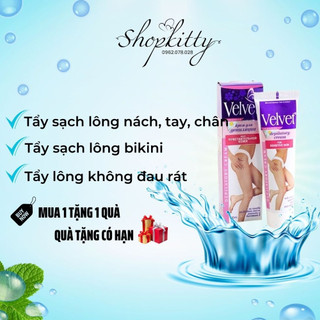 Kem tẩy lông velvet tẩy lông chân wax lông nách kem tẩy lông vùng kín tẩy lông nách đảm bảo k rát ]