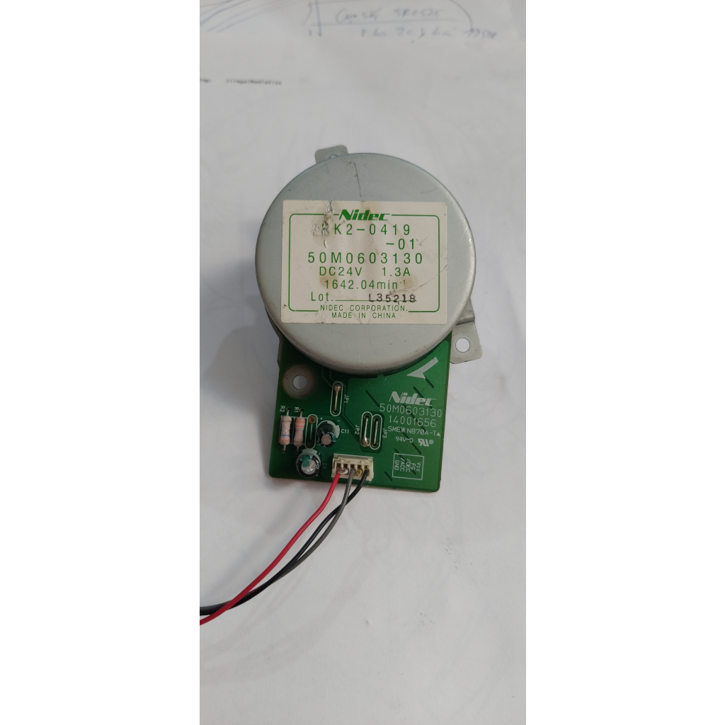 CHÀO HÈ: Combo 02 cái motor Canon 3300 trục 8mm chế DIY, chế quạt khỏe (bóc máy, kèm zắc)