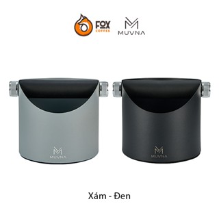 Hộp Đập Bã Cà Phê Bằng Thép Không Gỉ MUVNA | Stainless Steal Square Knock Box