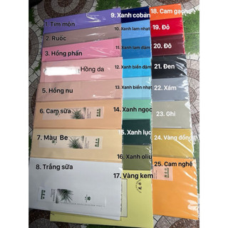Giấy gói hoa bóng mờ không họa tiết - xấp 20 tờ