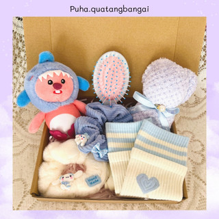 Set quà tặng 8/3, sinh nhật, valentine cho nữ màu xanh ý nghĩa tặng ngày lễ, kỉ niệm tốt nghiệp
