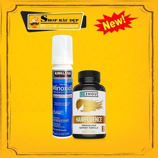 { MẪU MỚI } Combo Không Dị Ứng Dạng Bọt Kirkland + Biotin