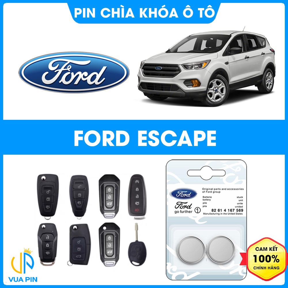 Pin chìa khóa ô tô Ford Escape chính hãng cao cấp sản xuất theo công nghệ Nhật Bản – Pin ô tô Ford E