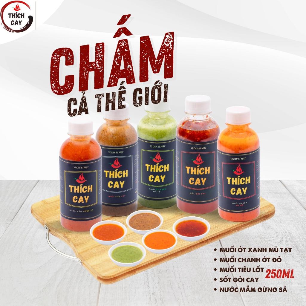 Combo 5 chai nước chấm thủ công chọn lọc Thích Cay 250ml