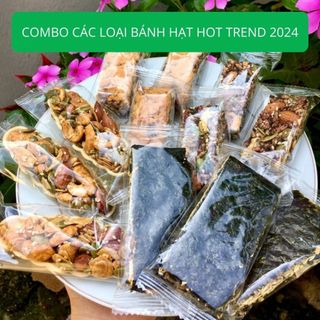 Hạt dinh dưỡng mix,combo bánh hạt dinh dưỡng hot trends 2024 TA House [bánh ăn kiêng] [ăn vặt] [bánh healthy] [giảm cân]
