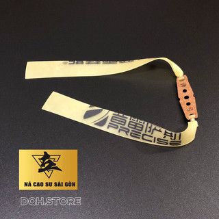 Dây thun cao su chính hãng Precise đã được buộc da 3 lỗ dùng cho ná cao su độ dày 0.65mm