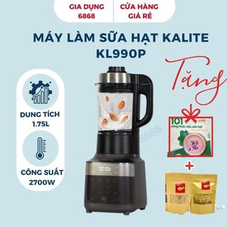 Máy làm sữa hạt kalite kl990p new 2023 . công suất2700w. dung tích1.75l. bảo hành 24 tháng.