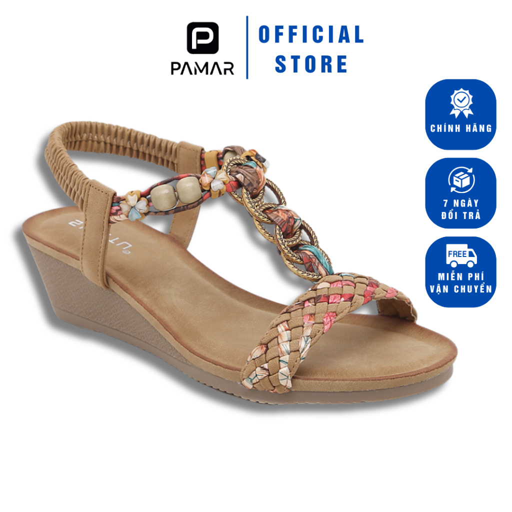 Giày Sandal Nữ, Dép Sandal Đế Xuồng Cỡ Lớn Phong Cách Thời Trang Mới 2024 Dành Cho Nữ Kiểu Dáng Cổ Điển Bohemian Hoa