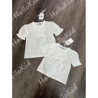 Sơmi MOR tay bồng smock bé gái dư xịn