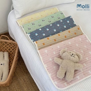 Lót chống thấm cho bé Molli 50x70 cm, tấm lót thay bỉm họa tiết cao cấp