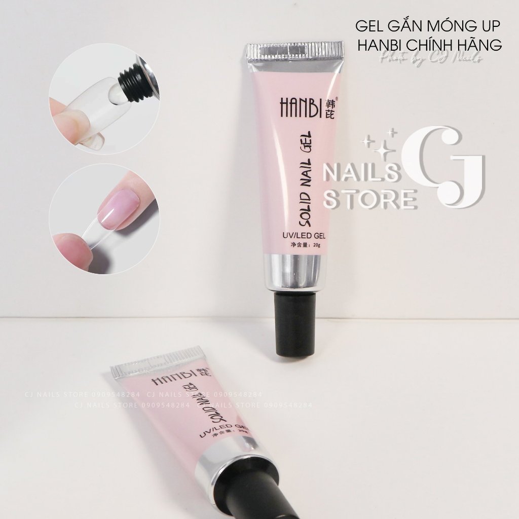 Gel gắn móng up Hanbi chính hãng tuýp 20g
