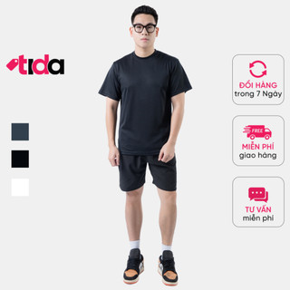 Áo thun nam trơn thể thao cộc tay TIDA.OFFICIAL cổ tròn ngắn tay, thoáng khí, thấm hút, nhanh khô ATN01