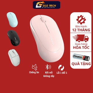 Chuột không dây bluetooth Forev FV185 chống ồn, tặng kèm pin dành cho máy tính, Macbook, Smart tivi
