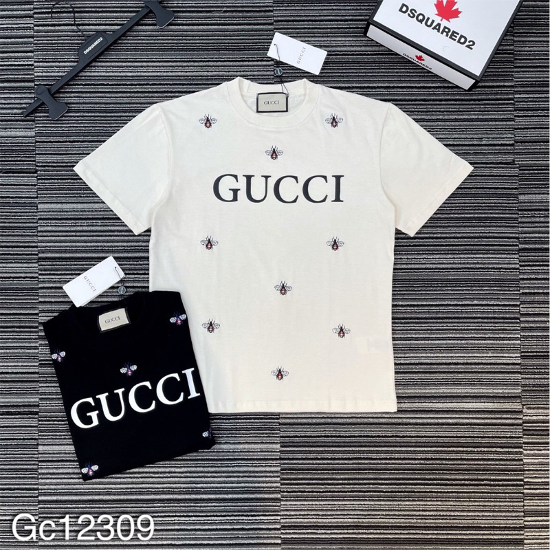 Áo thun tay lỡ loang màu guci ong