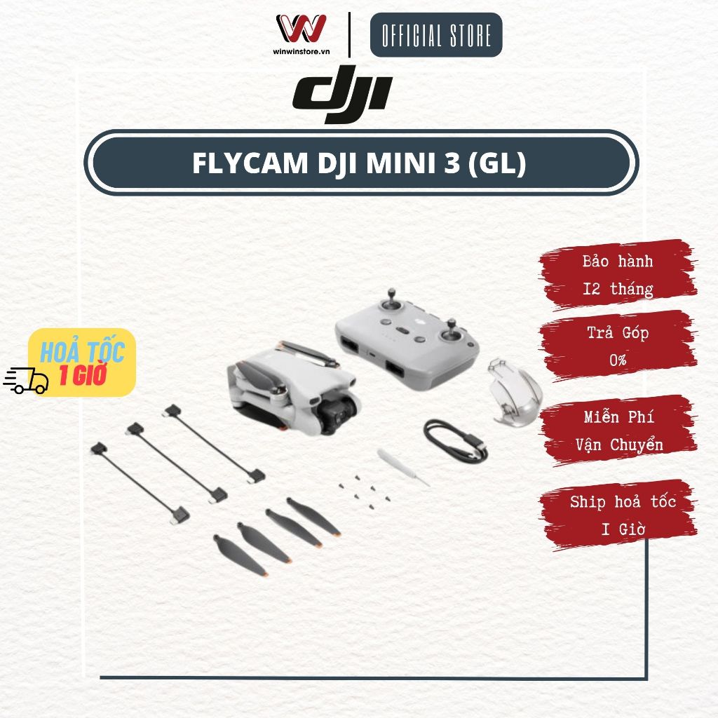 Máy bay không người lái DJI Mini 3 (GL) - Full VAT | BigBuy360 - bigbuy360.vn